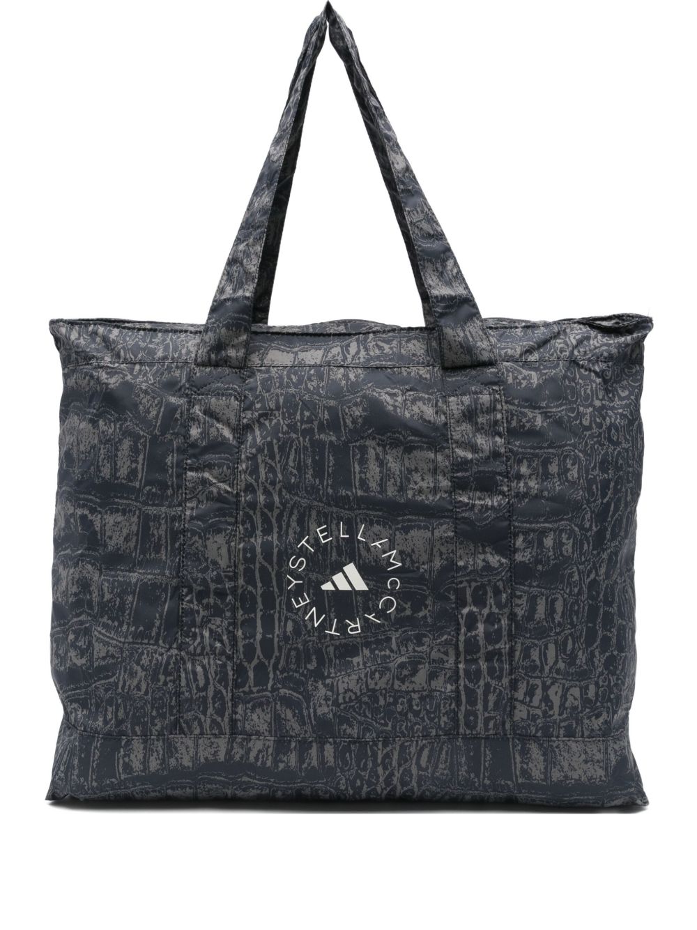 Adidas By Stella McCartney Foldable bag with a slightly shiny crocodile print Adidas By Stella McCartney
