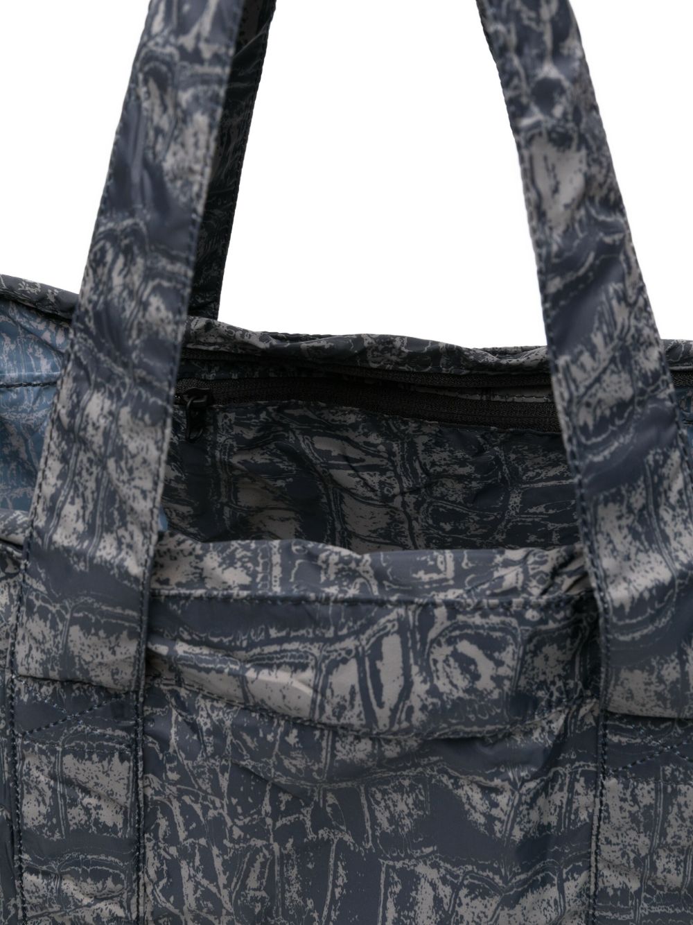 Adidas By Stella McCartney Foldable bag with a slightly shiny crocodile print Adidas By Stella McCartney