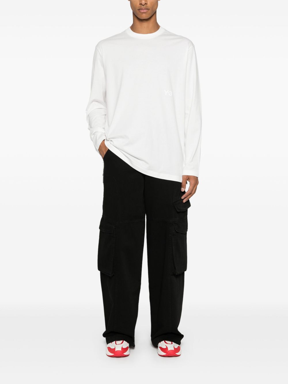 Y-3 T-shirts and Polos White Y-3 