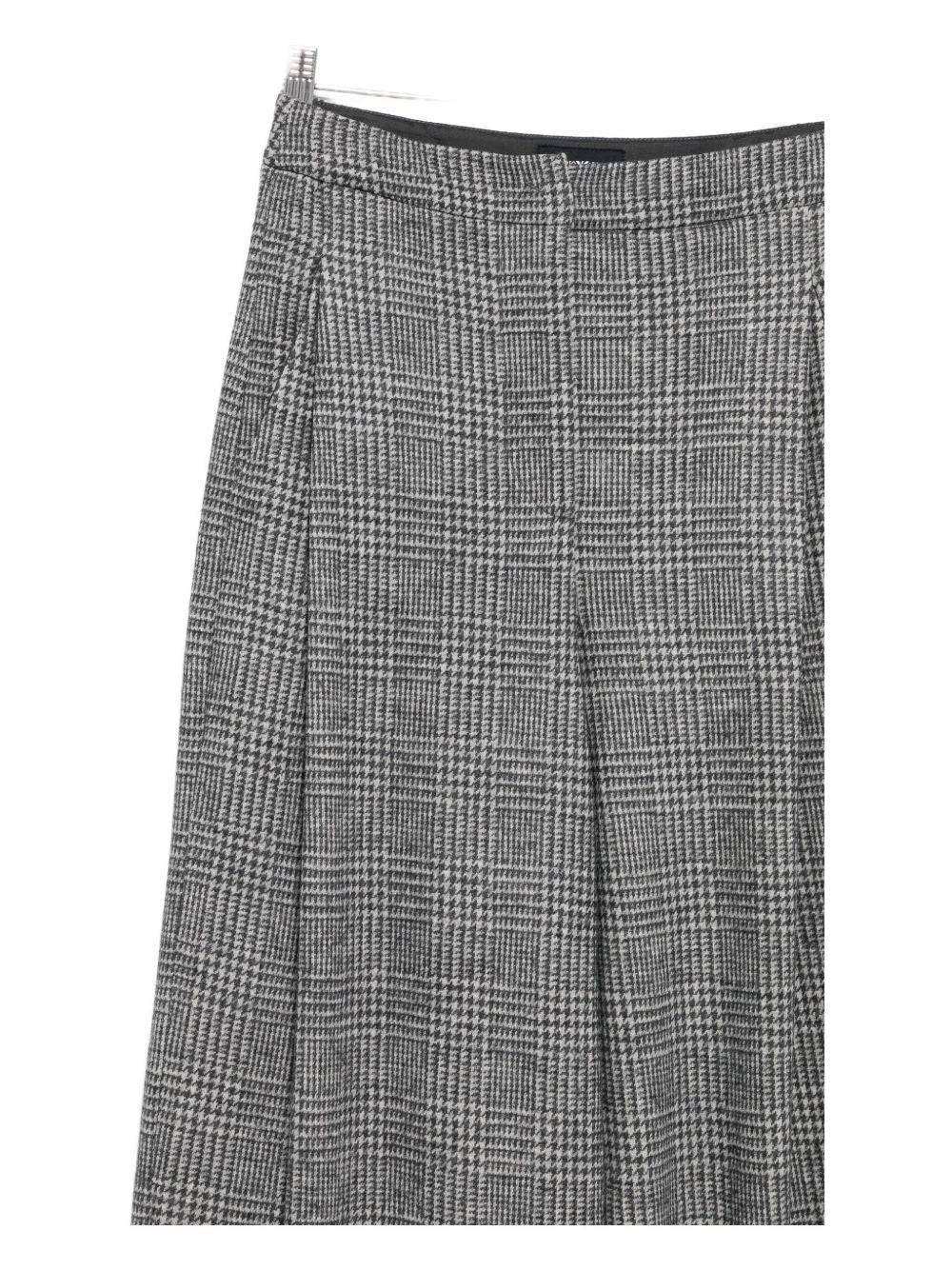 Emporio Armani Pleated check-pattern trousers Emporio Armani 