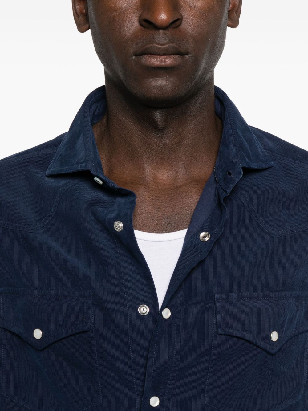 Brunello Cucinelli Double Pocket Corduroy Shirt Brunello Cucinelli