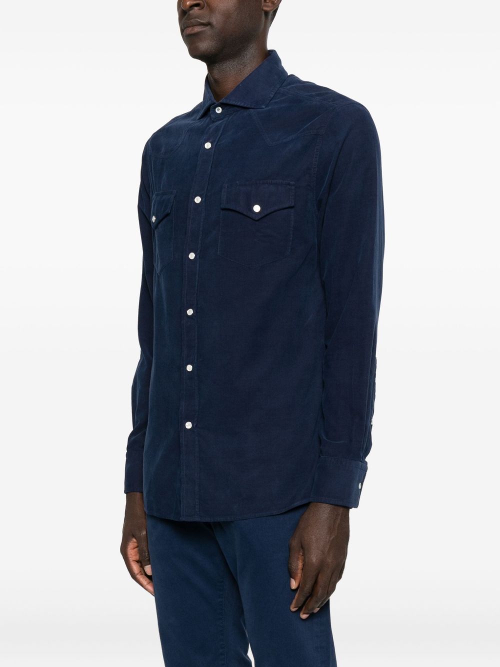 Brunello Cucinelli Double Pocket Corduroy Shirt Brunello Cucinelli