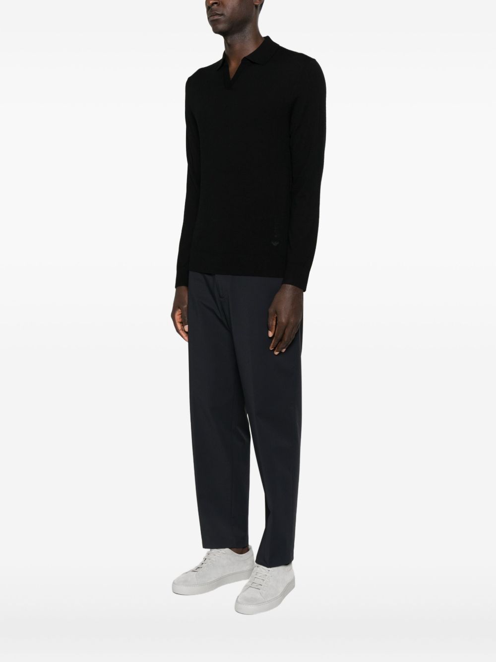 Emporio Armani Polo-neck long-sleeve sweater Emporio Armani 