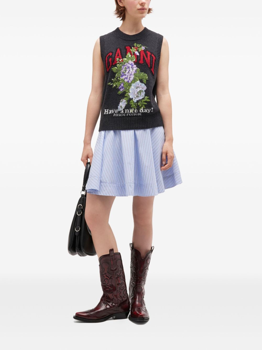 GANNI Sweaters Grey Ganni 