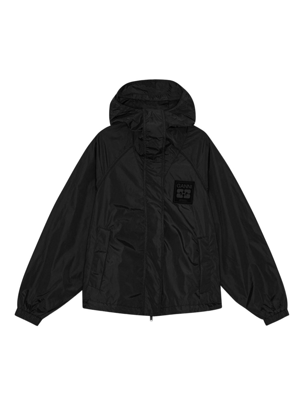 GANNI Coats Black Ganni