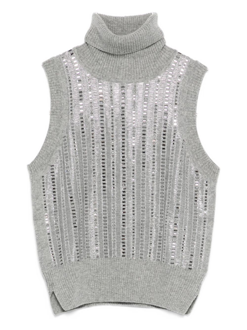 Ermanno Scervino Top Grey Ermanno Scervino