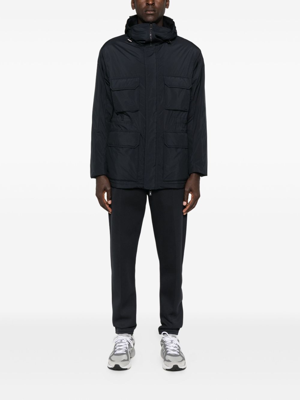 Emporio Armani Hooded multi-pocket coat Emporio Armani 
