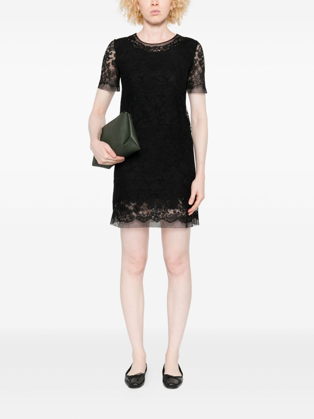 Ermanno Scervino Lace short-sleeve dress Ermanno Scervino 
