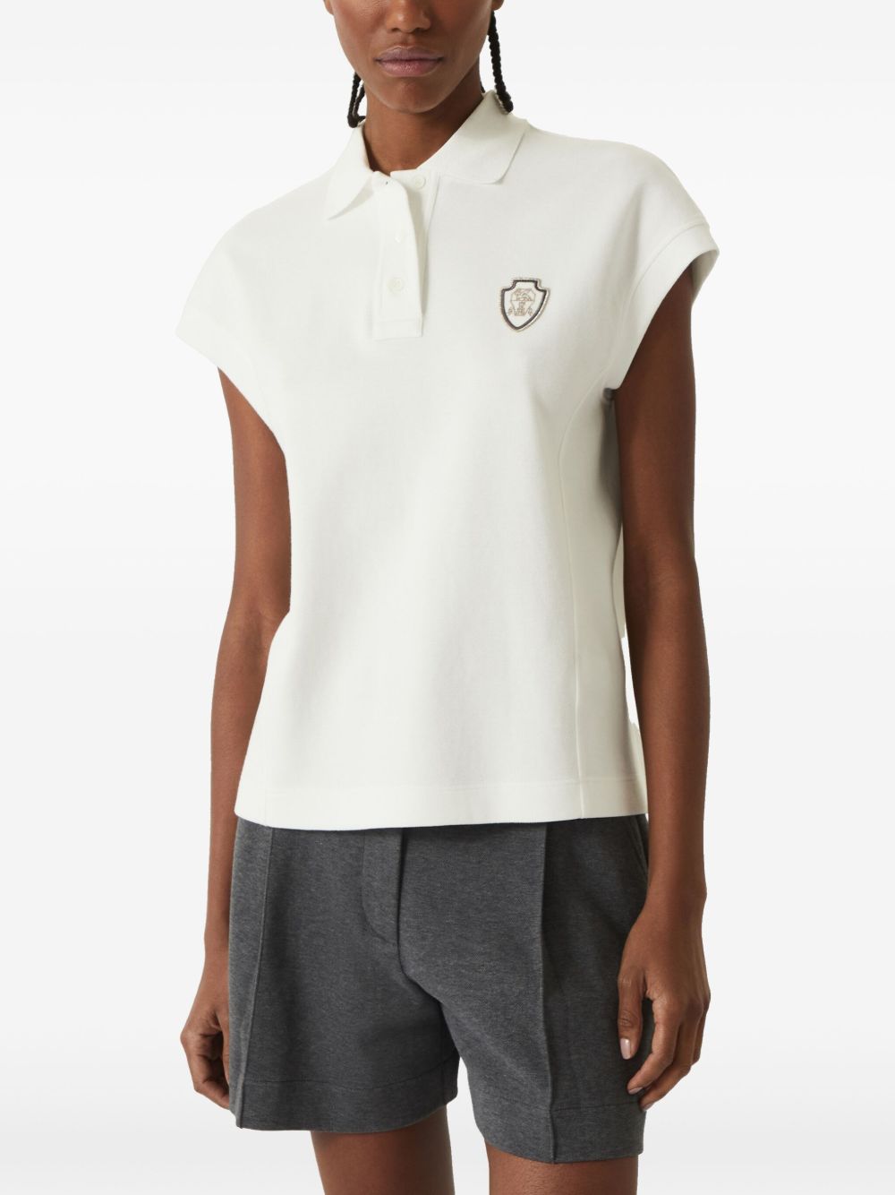 Brunello Cucinelli T-shirts and Polos White Brunello Cucinelli