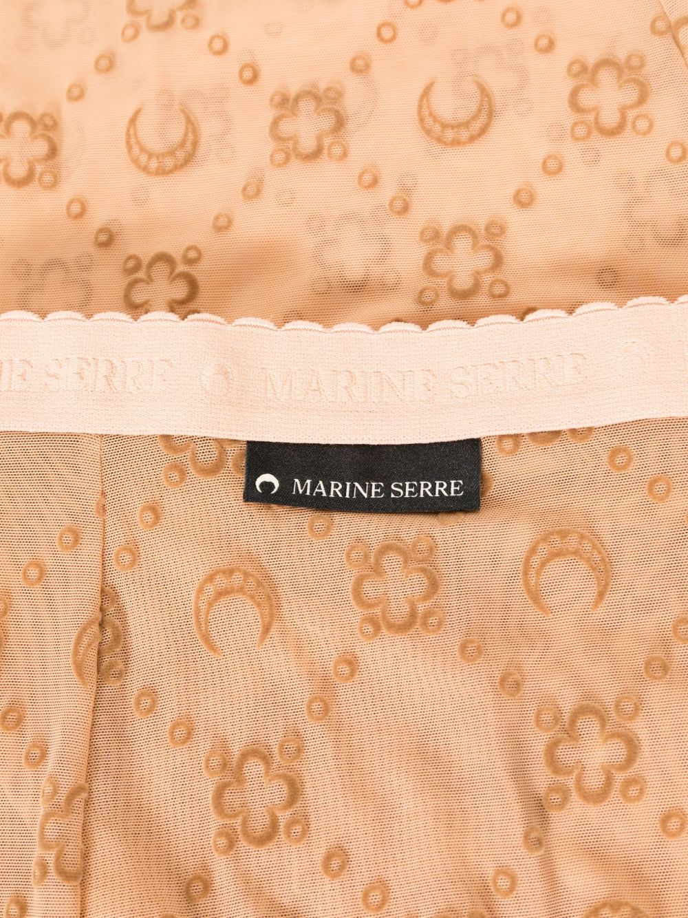 Marine Serre Moonogram mesh tights Marine Serre 