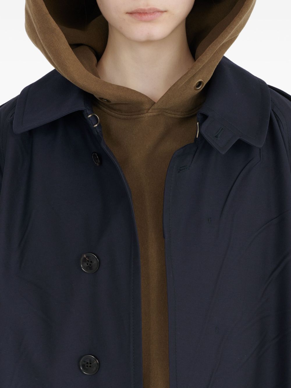 Maison Margiela Coats Blue Maison Margiela