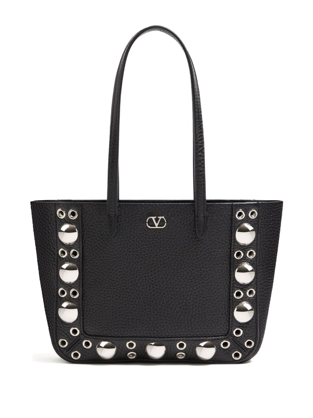 Valentino Garavani Nellcôte Mini Shopping Bag in Grainy Calfskin