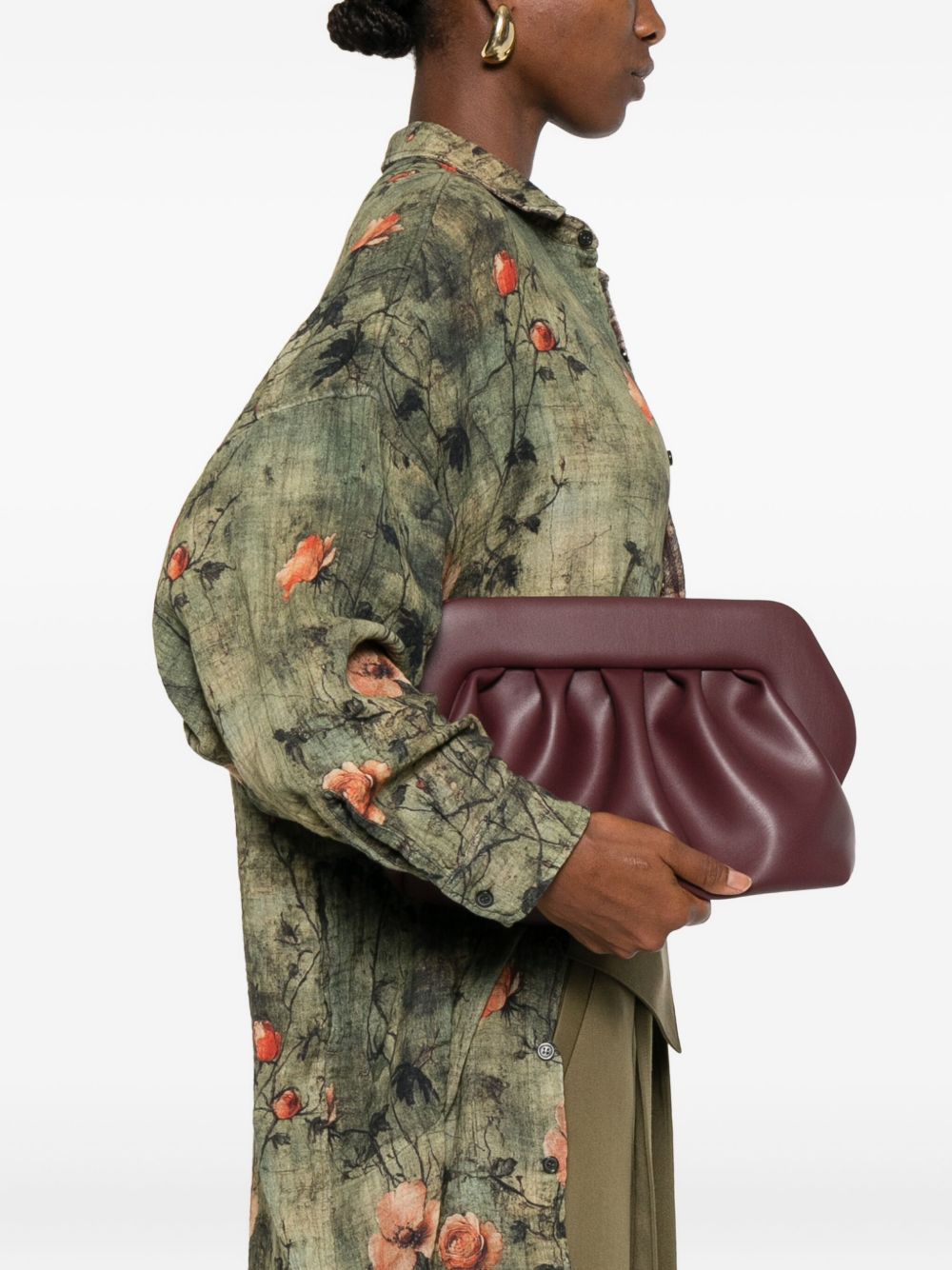 Themoire' Bios pleated clutch bag Themoire'