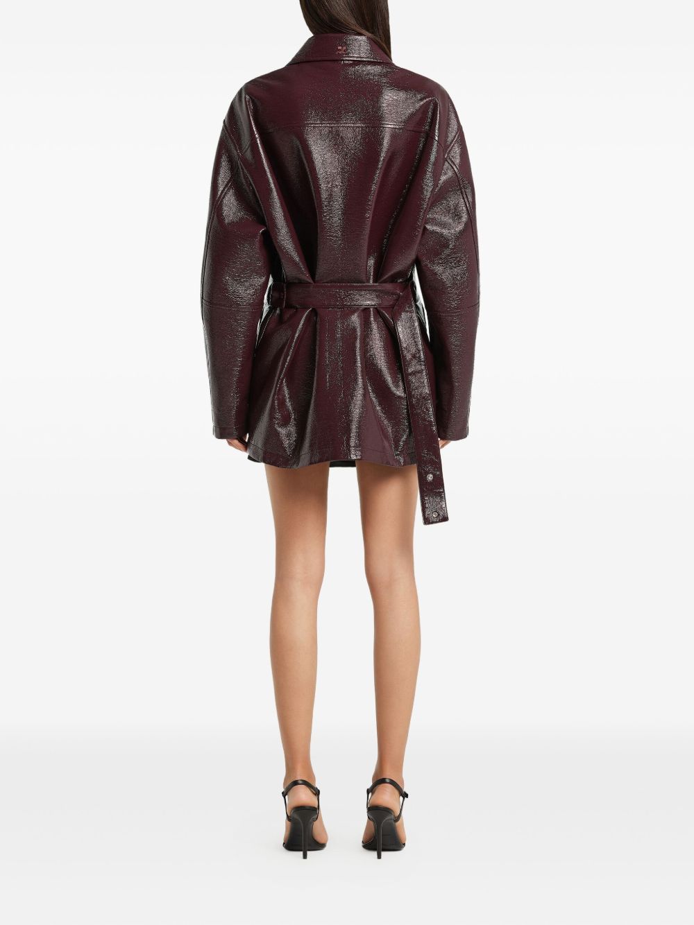 Courreges Coats Bordeaux Courreges