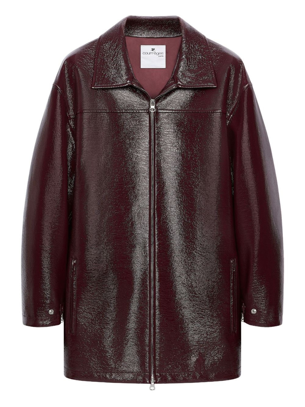 Courreges Coats Bordeaux Courreges