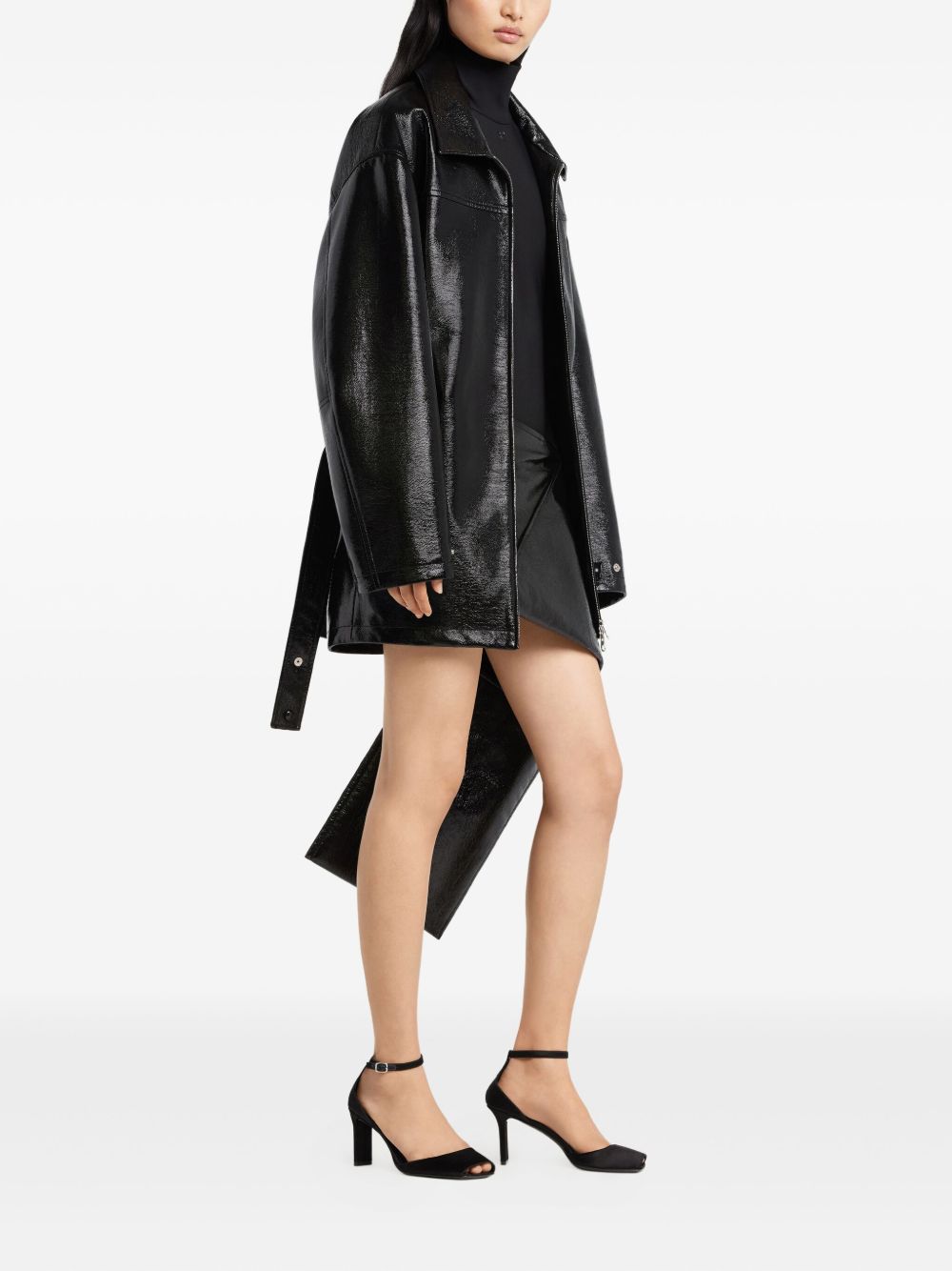 Courreges Coats Black Courreges 