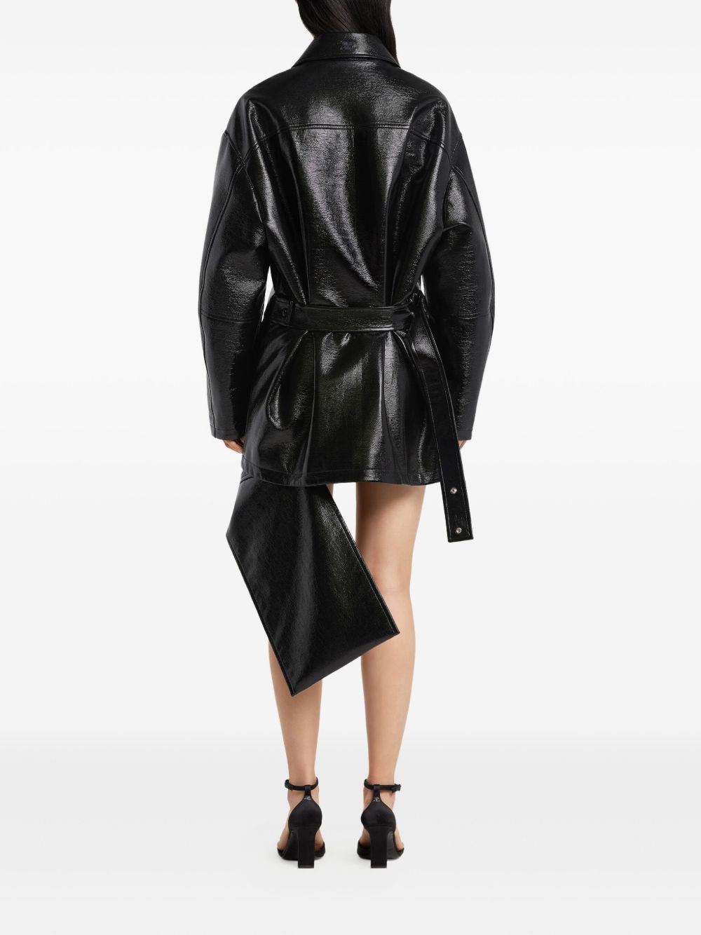 Courreges Coats Black Courreges 