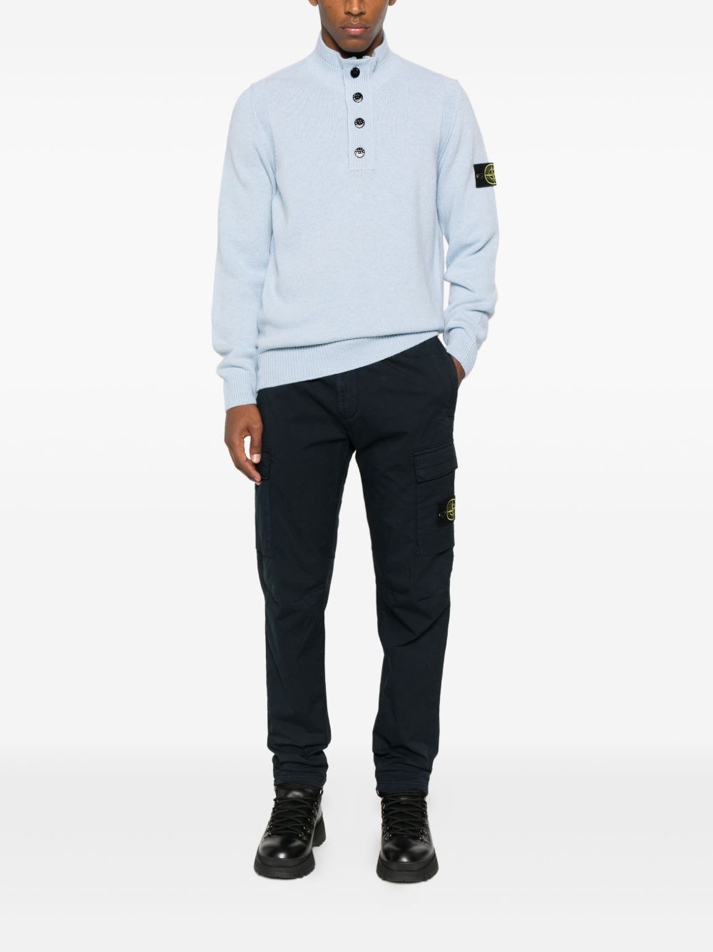 Stone Island Trousers Blue Stone Island