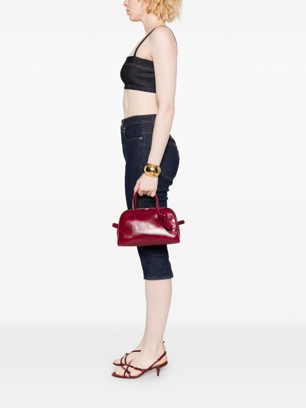 Jacquemus top-handle knot-detail bag JACQUEMUS