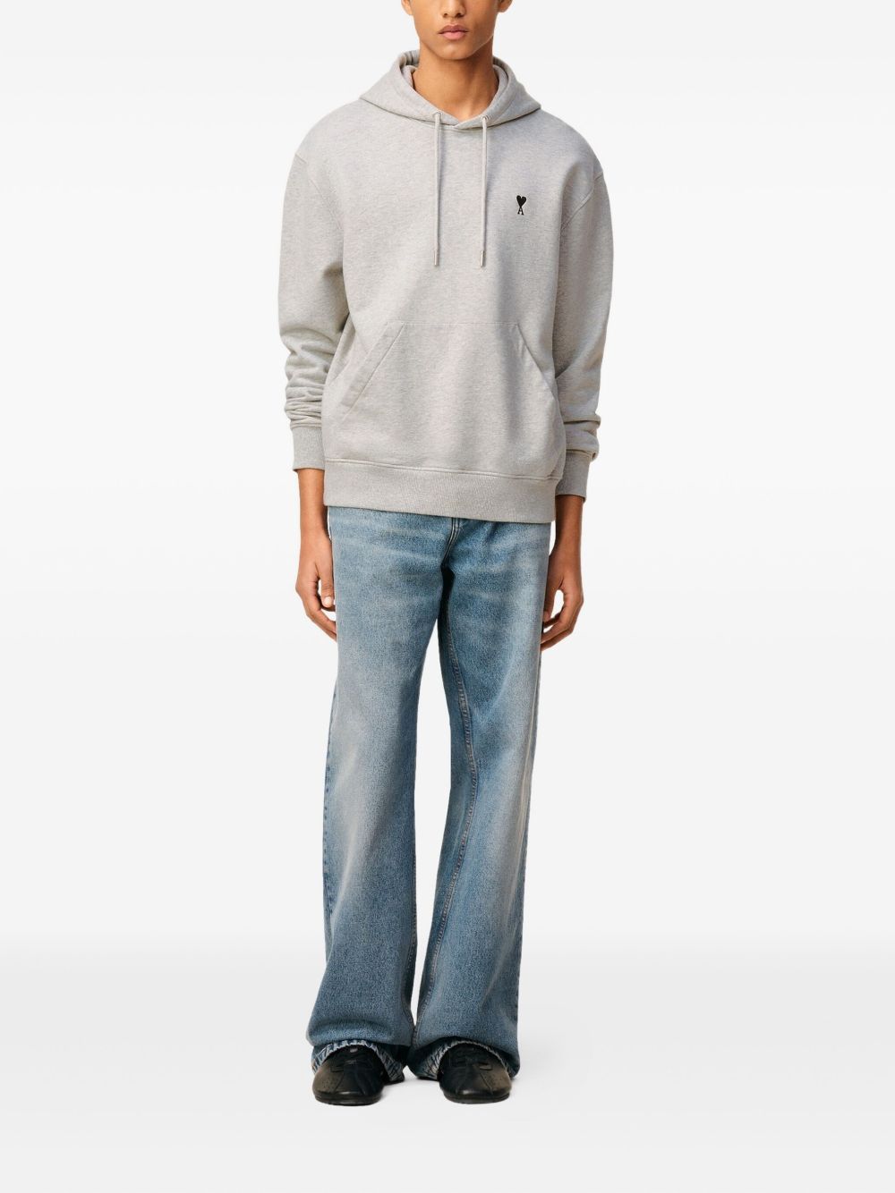 Ami Paris Sweaters Light Grey Ami Paris