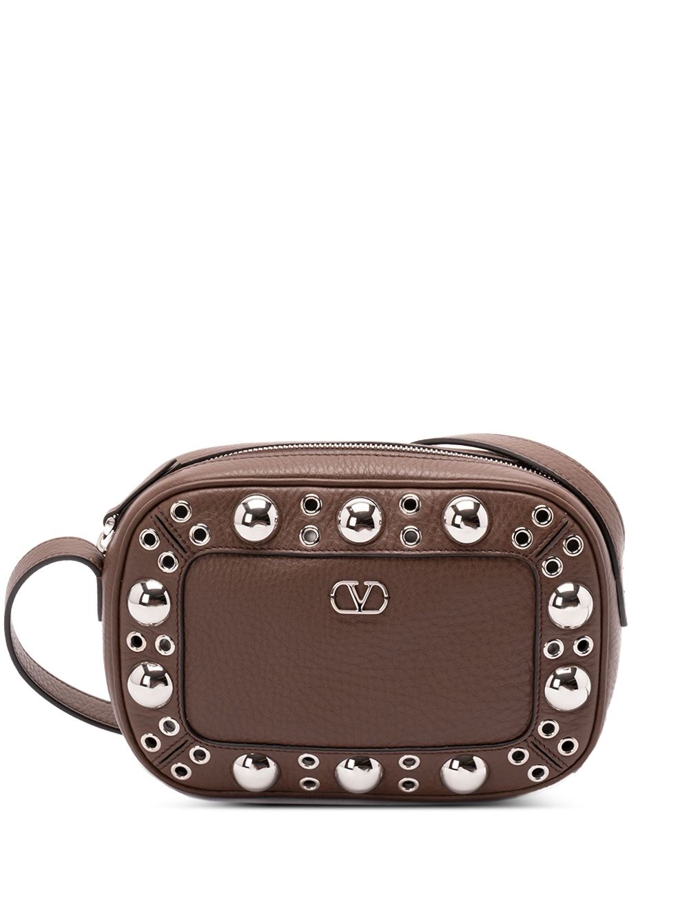 Valentino Garavani Nellcôte eyelet-embellished cross body bag Valentino Garavani 