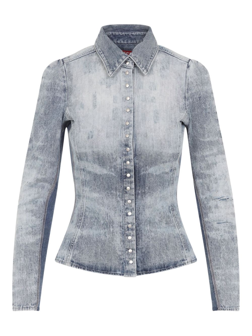Diesel Shirts Clear Blue Diesel