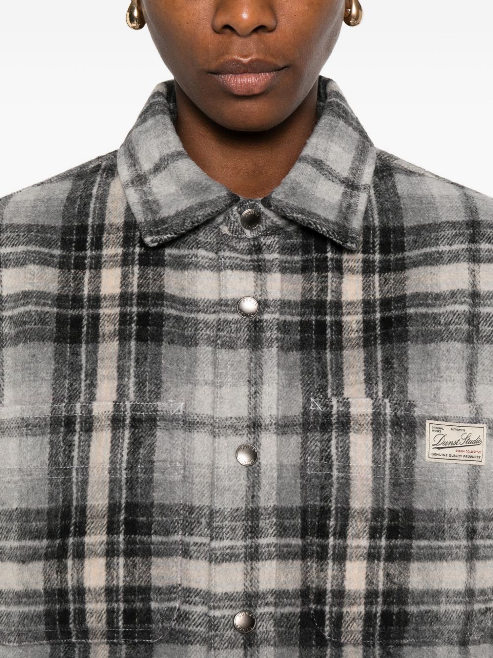DUNST Shirts Grey Dunst