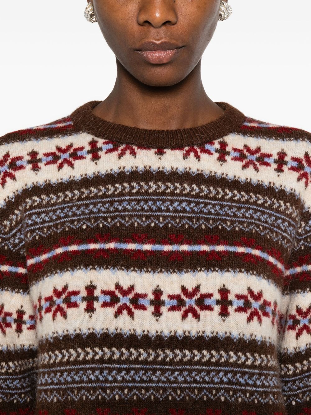 DUNST Sweaters Brown Dunst