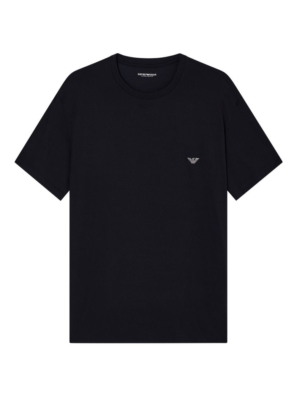 Emporio Armani Fitted loungewear T-shirt in soft modal Emporio Armani 