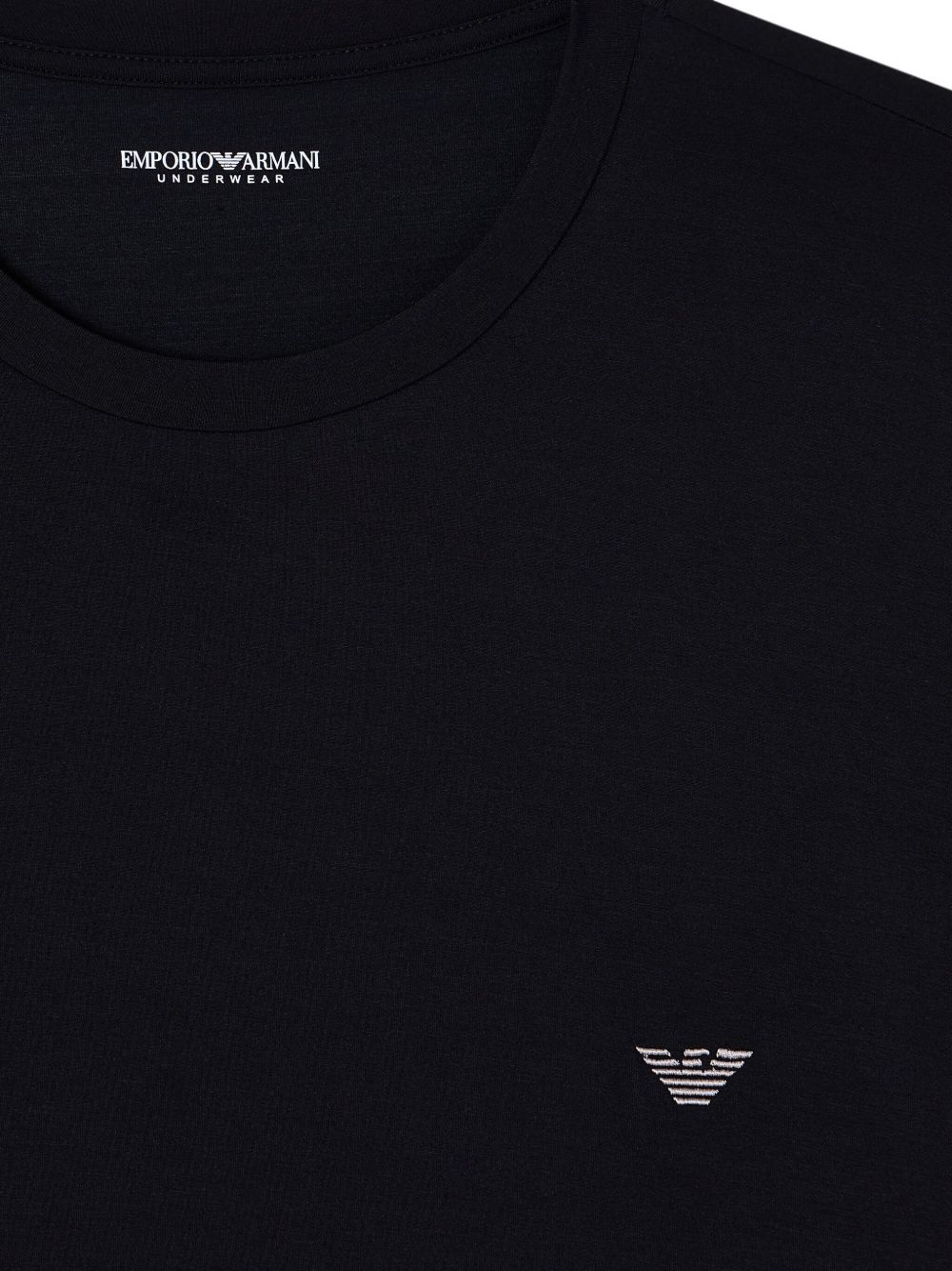 Emporio Armani Fitted loungewear T-shirt in soft modal Emporio Armani 