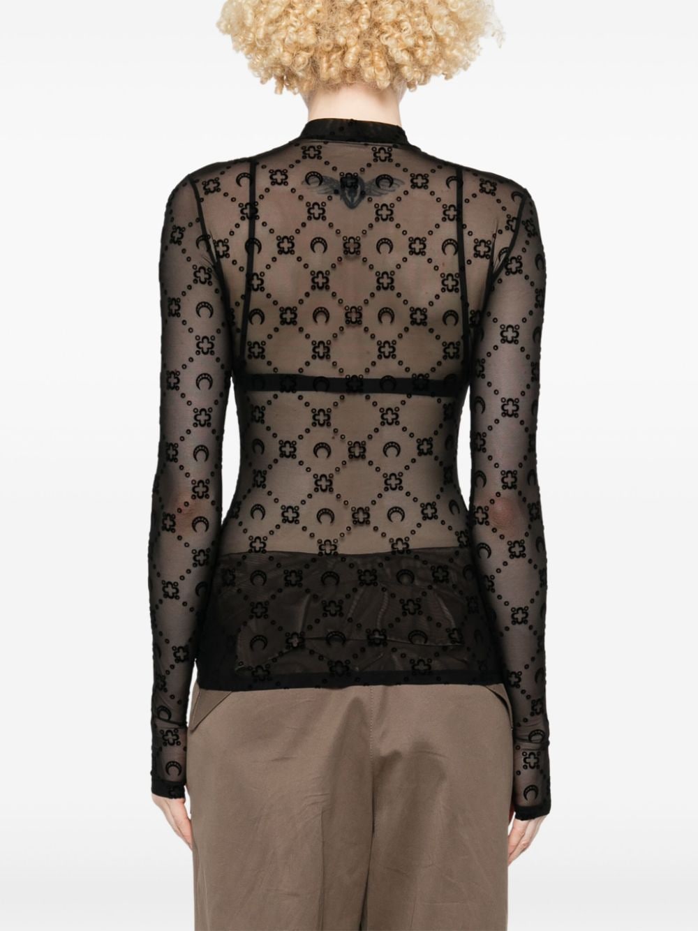 MARINE SERRE Top Black Marine Serre