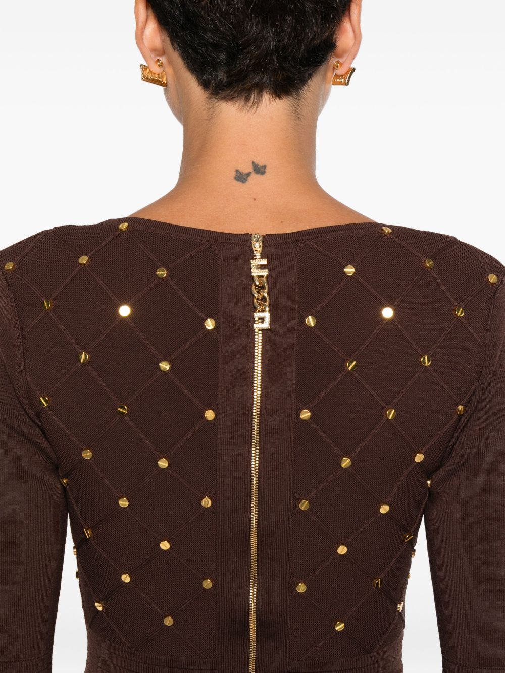 Elisabetta Franchi Dresses Bordeaux Elisabetta Franchi