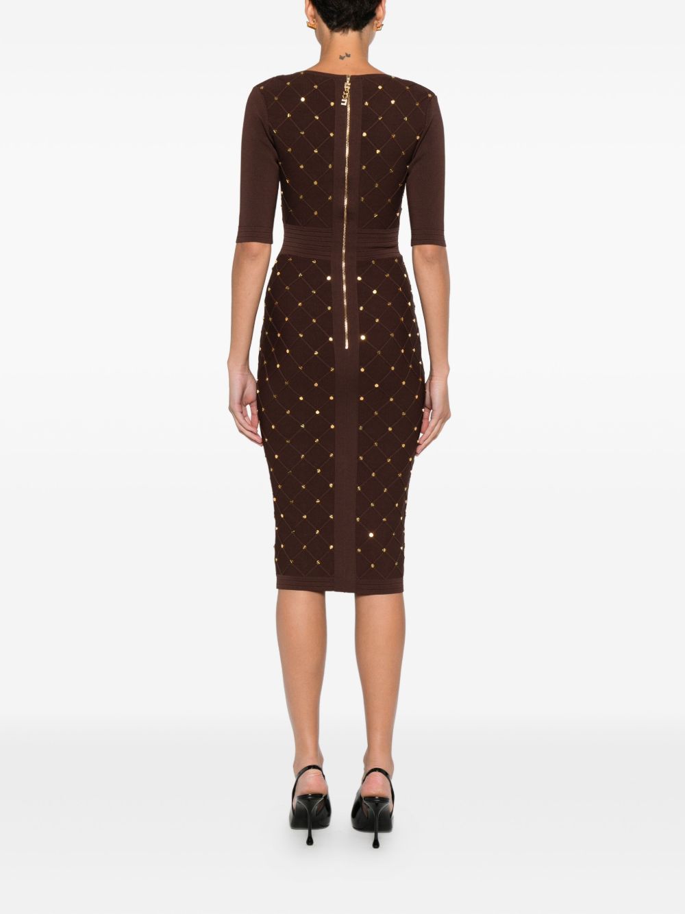 Elisabetta Franchi Dresses Bordeaux Elisabetta Franchi