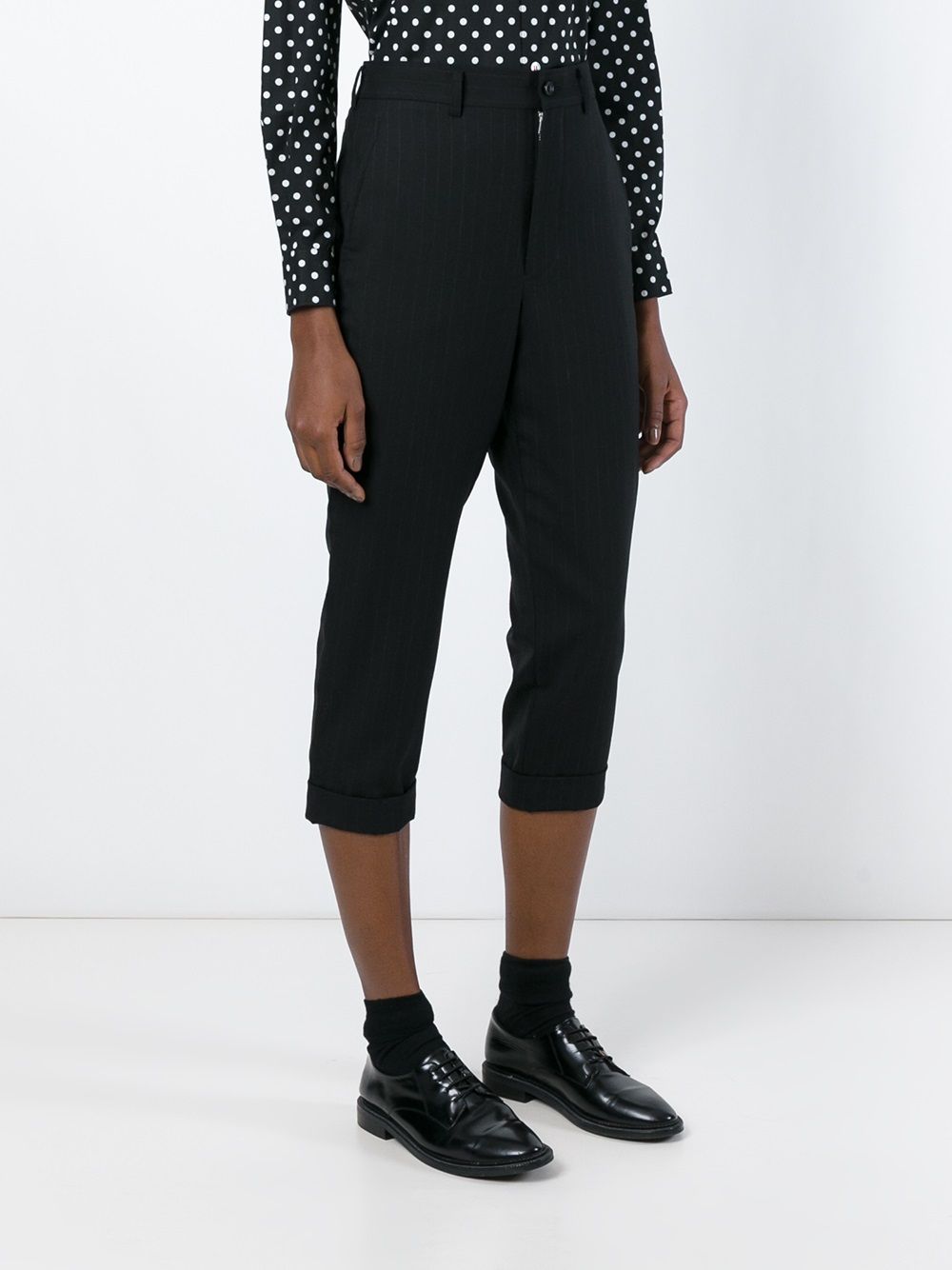 Comme Comme Trousers Black Comme Comme