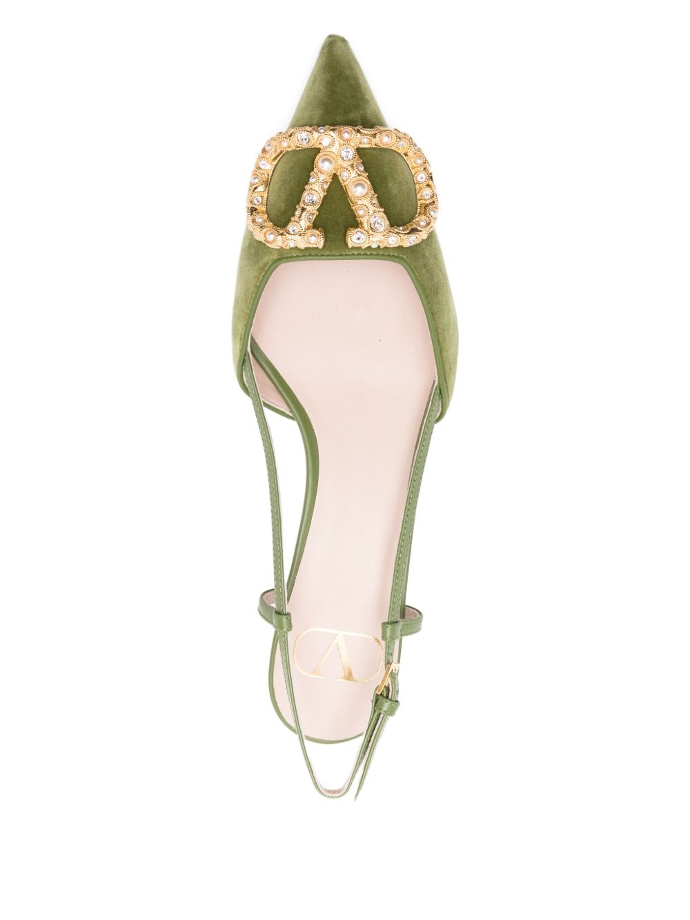 Valentino Garavani With Heel Green Valentino Garavani