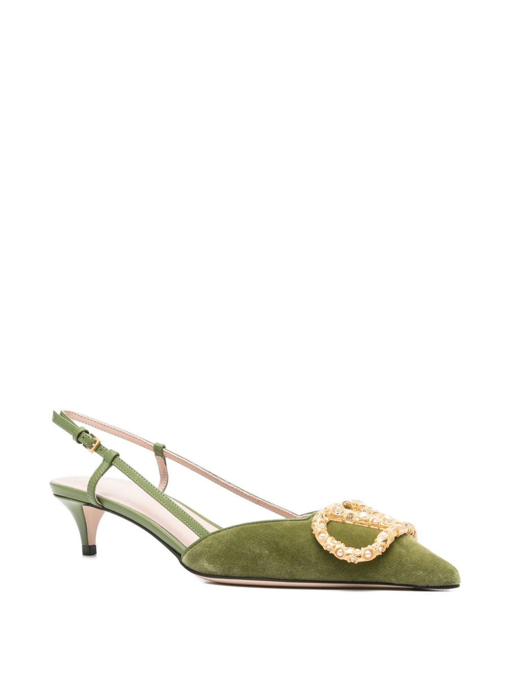 Valentino Garavani With Heel Green Valentino Garavani