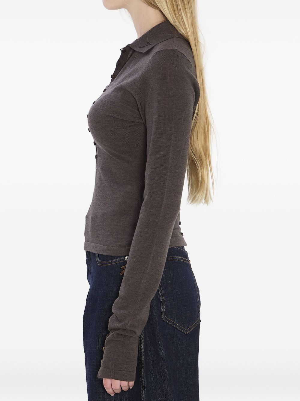 JACQUEMUS T-shirts and Polos Brown JACQUEMUS 