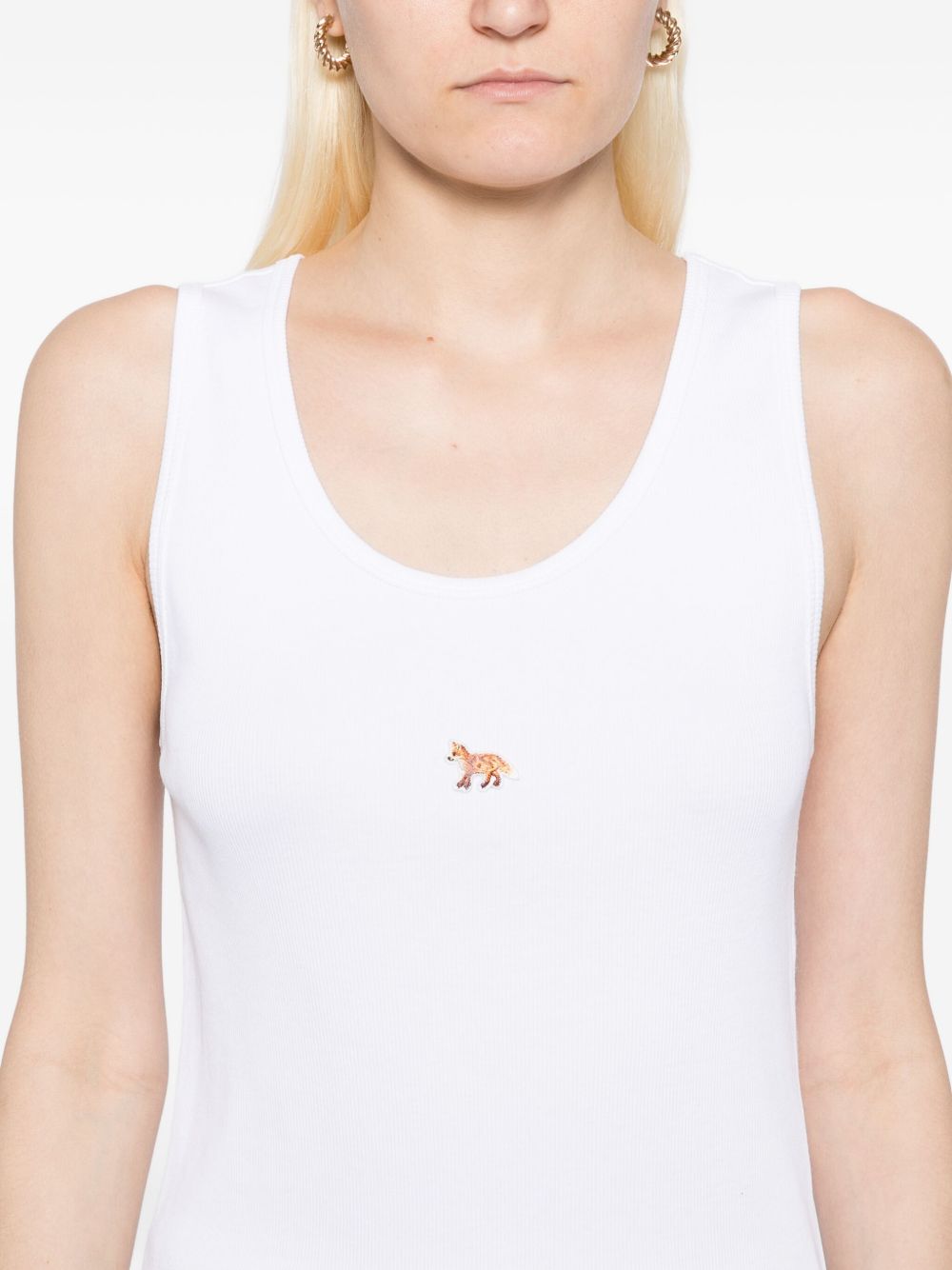 Maison Kitsuné MAISON KITSUNE' Top White Maison Kitsuné