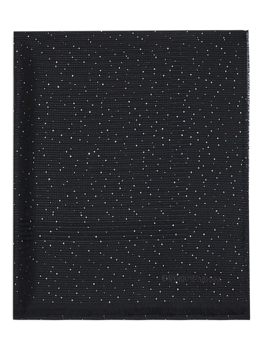 Emporio Armani Scarfs Black Emporio Armani