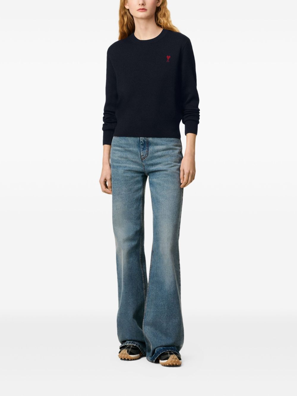 Ami Paris Sweaters Blue Ami Paris 