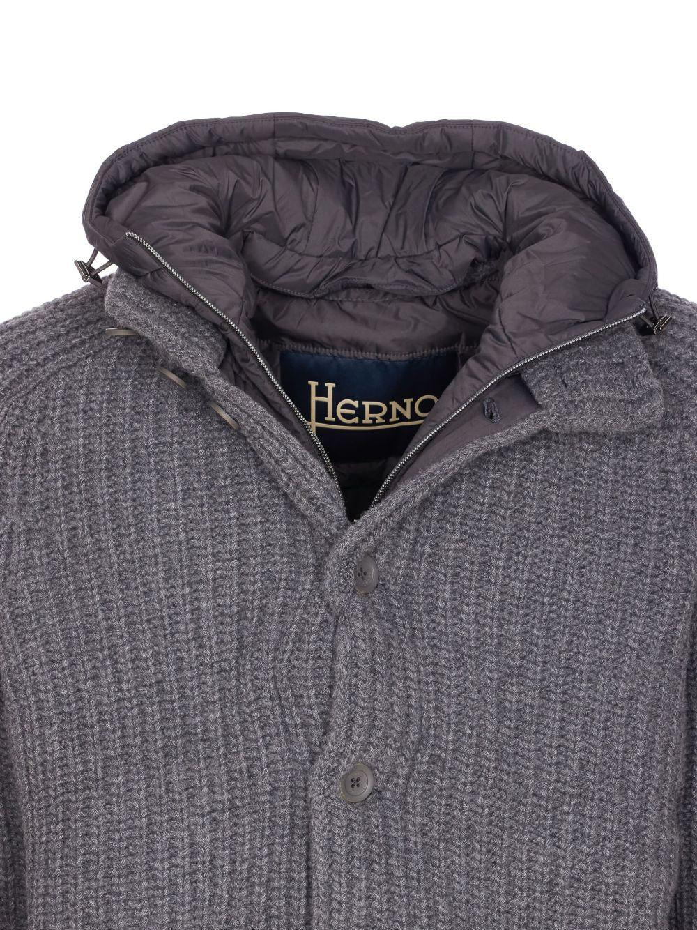Herno Coats Grey Herno