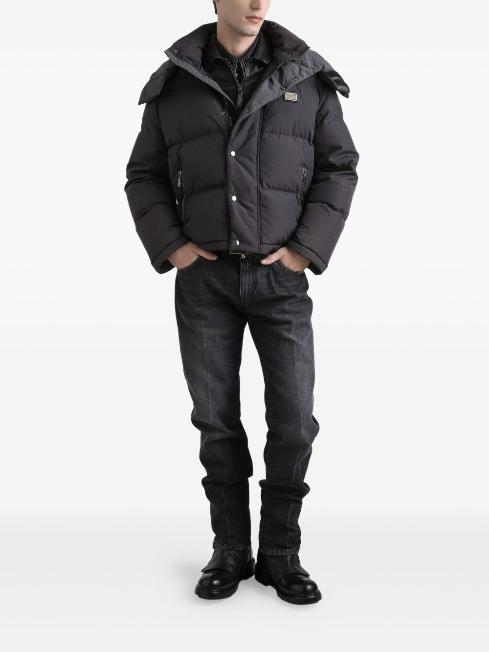 Dolce & Gabbana Hooded puffer jacket Dolce & Gabbana 