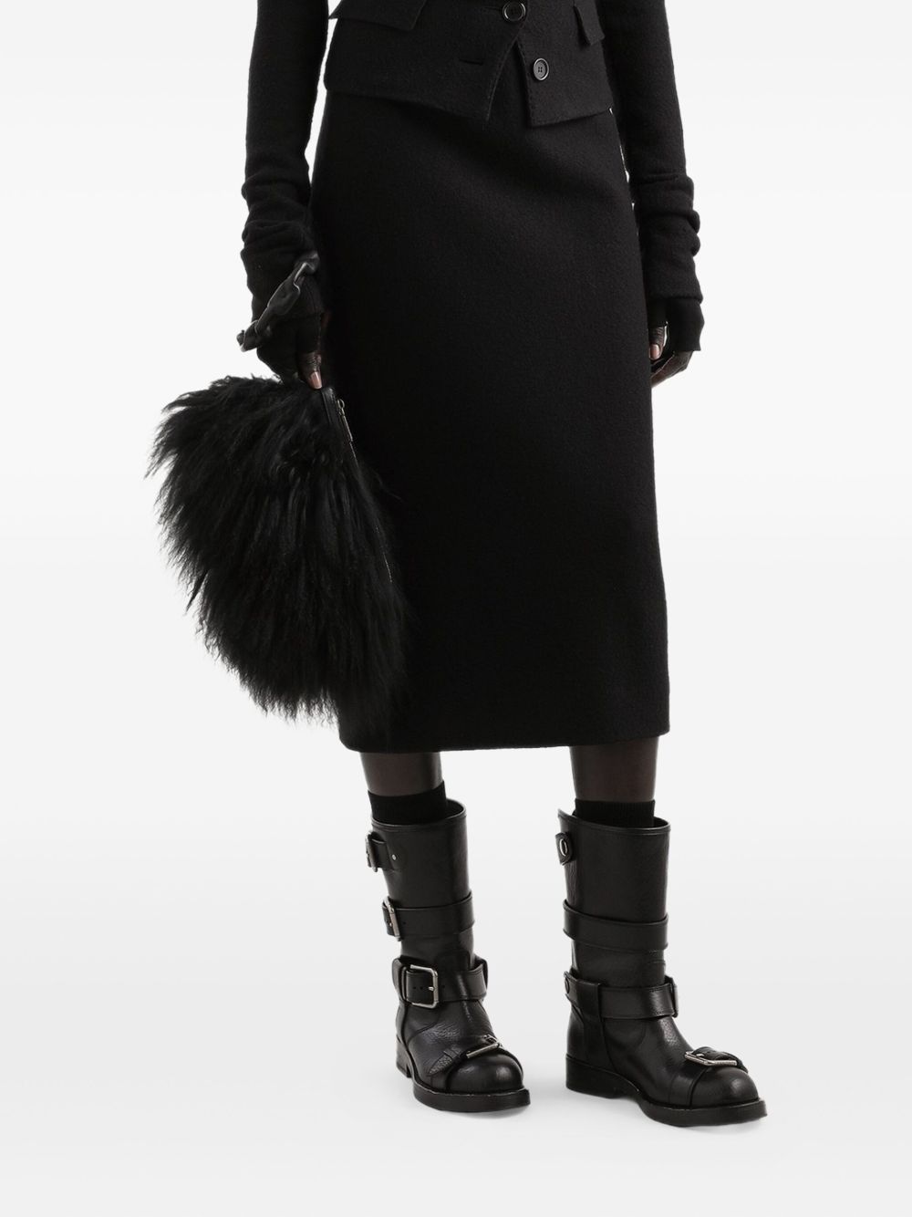 Dolce & Gabbana Wool midi skirt Dolce & Gabbana