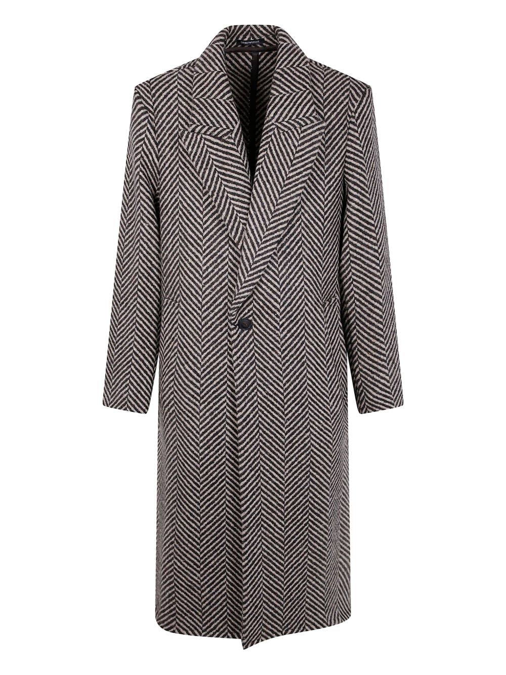 Emporio Armani Herringbone coat Emporio Armani