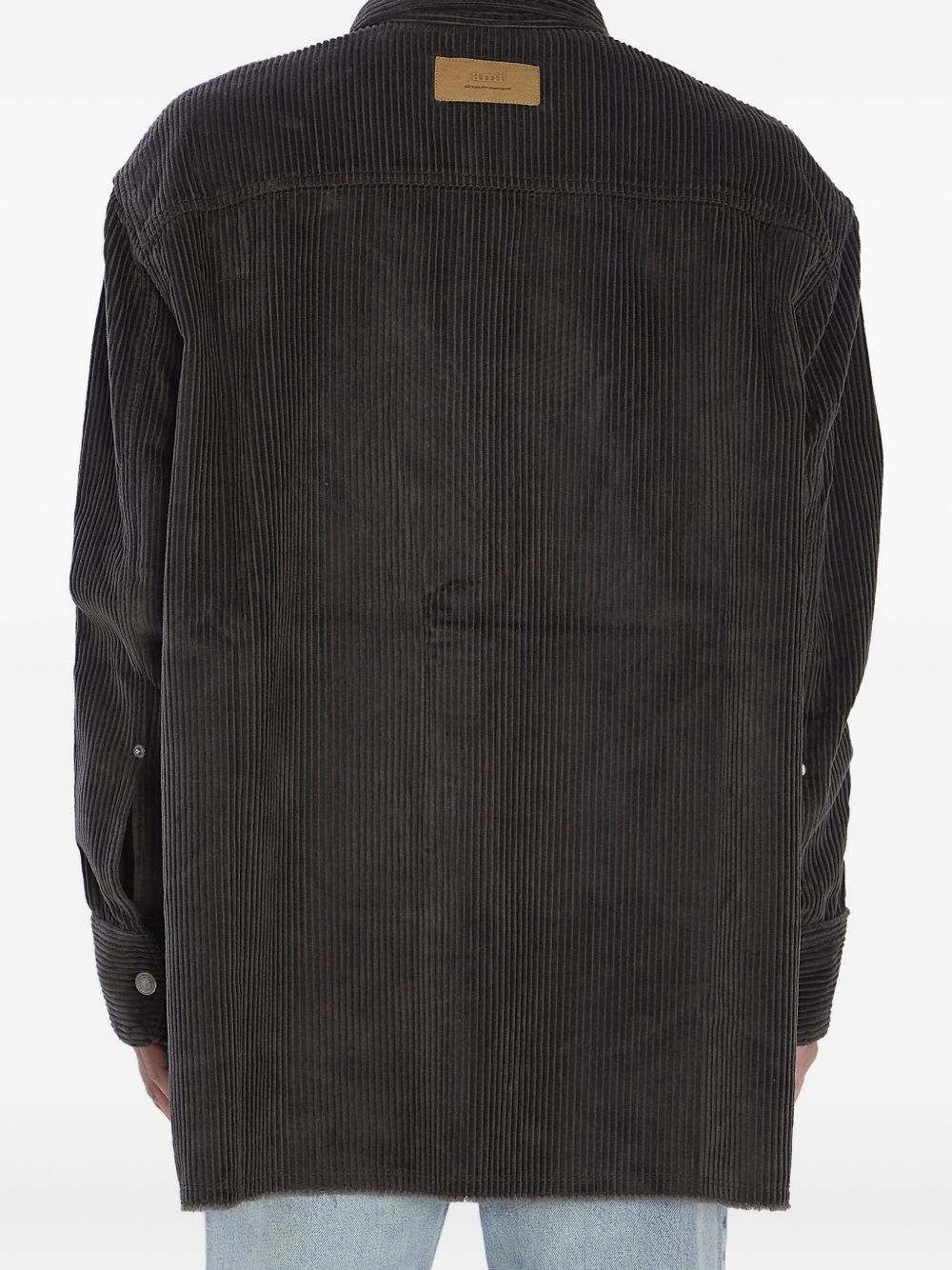 Ami Paris Shirts Grey Ami Paris
