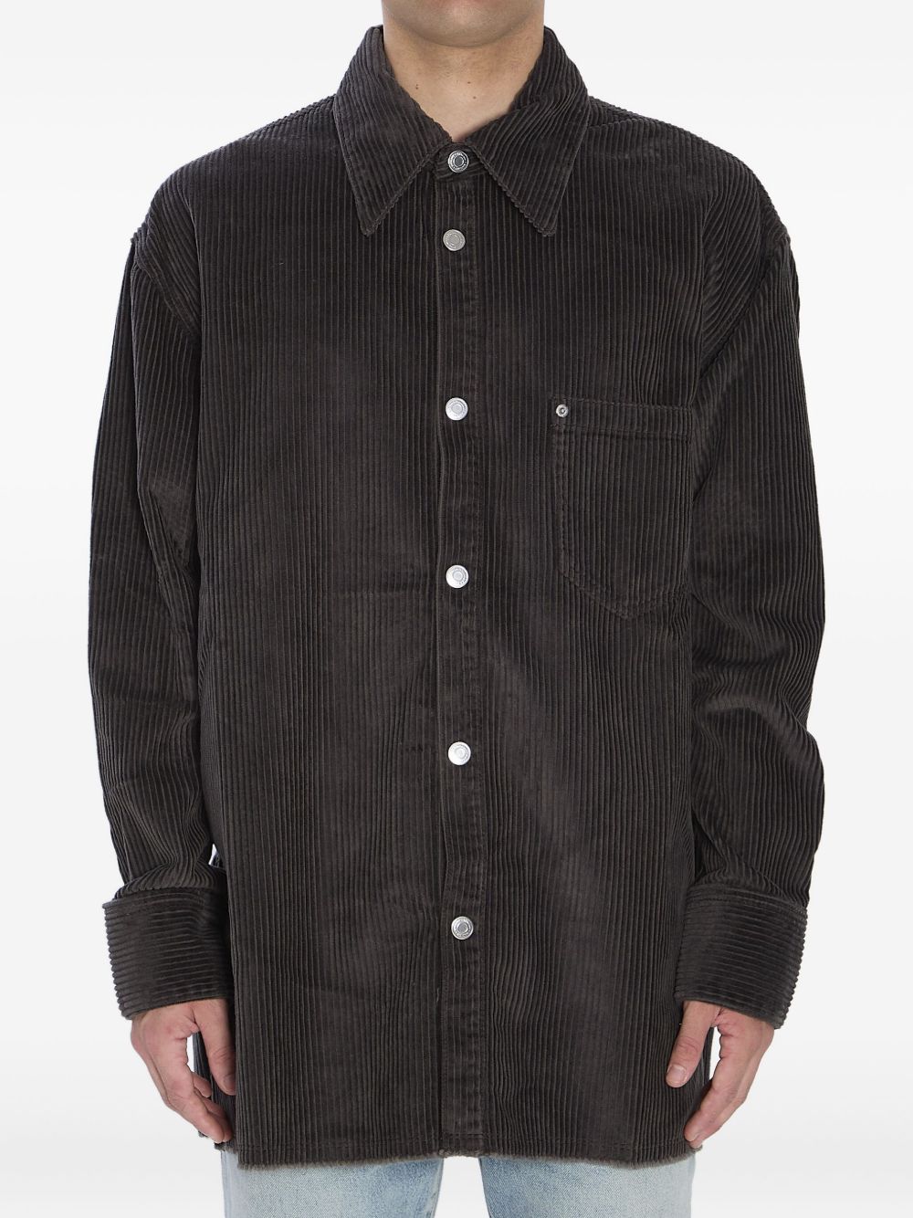 Ami Paris Shirts Grey Ami Paris