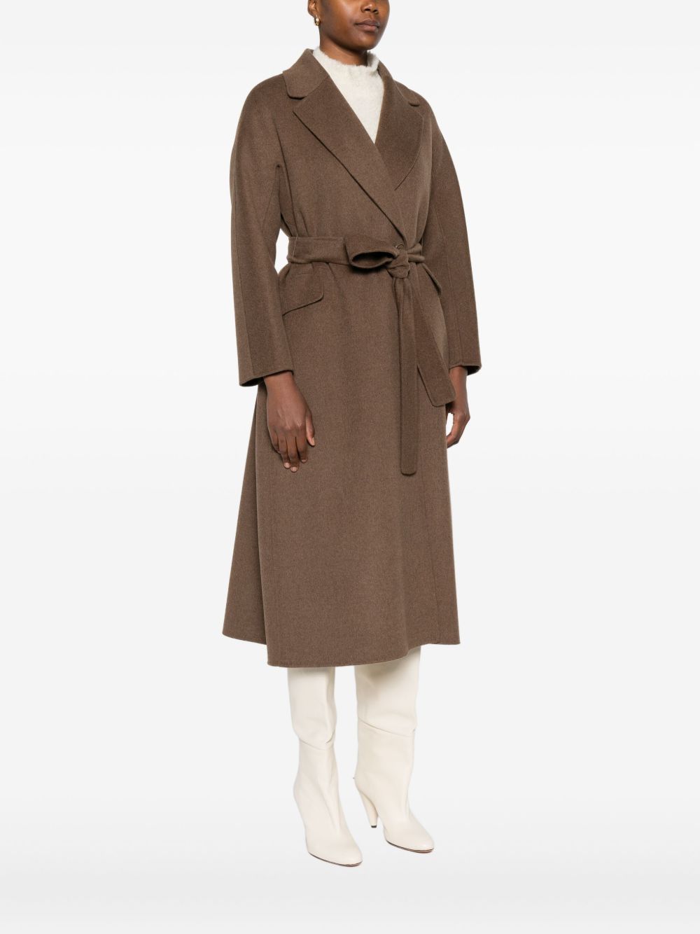 S Max Mara Coats Brown S Max Mara 
