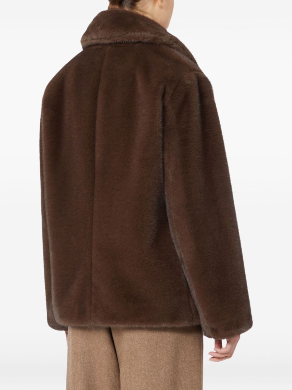 S Max Mara Coats Brown S Max Mara