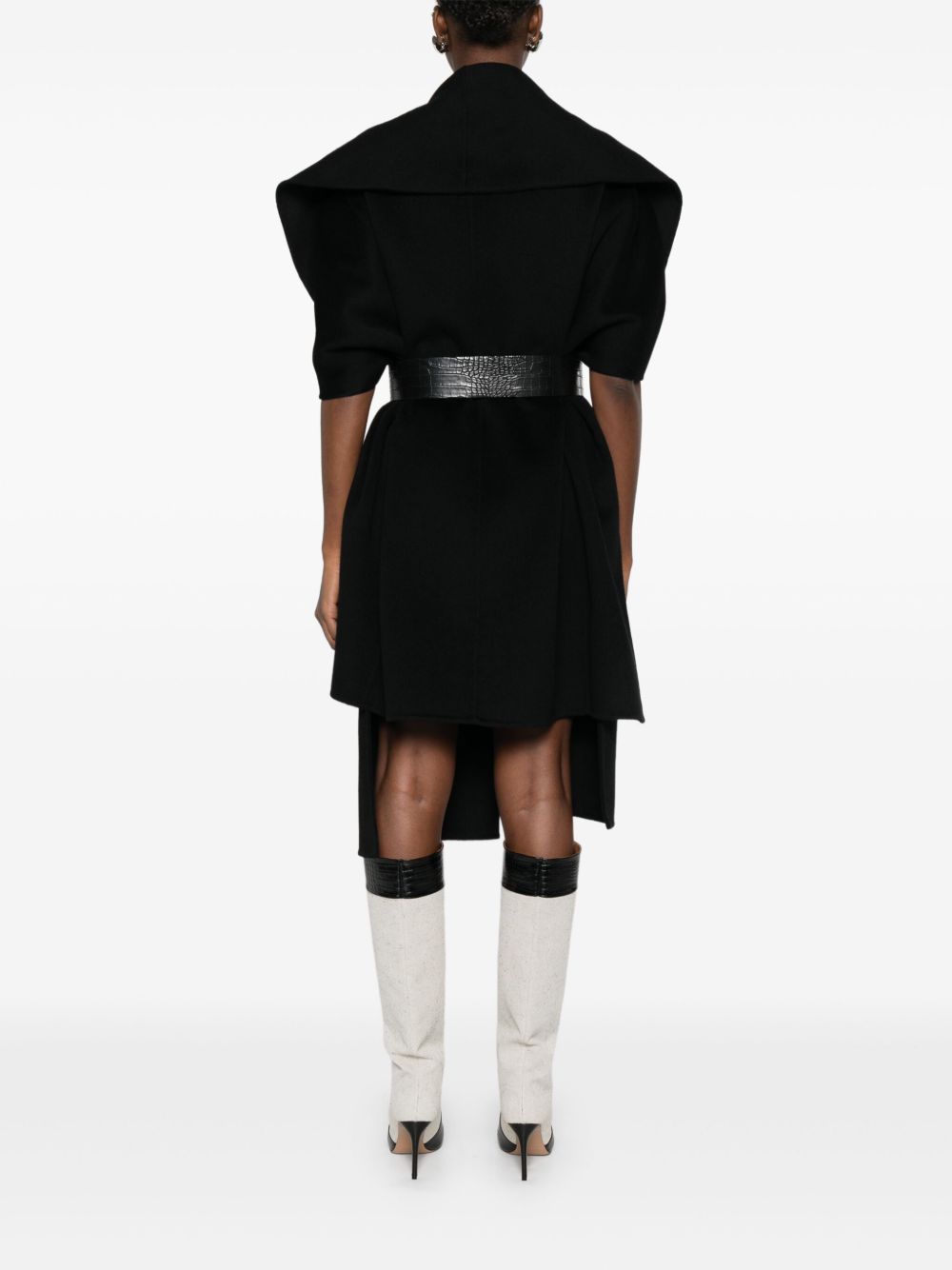 Elisabetta Franchi Coats Black Elisabetta Franchi 