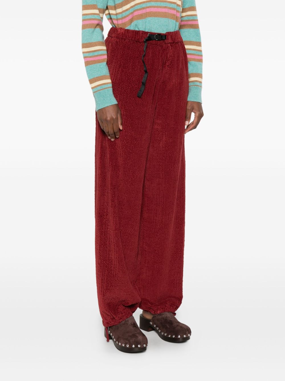 WHITE SAND Trousers Bordeaux White Sand